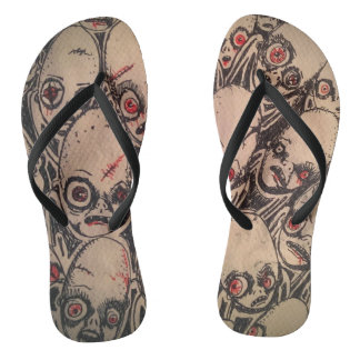 zombie flip flops