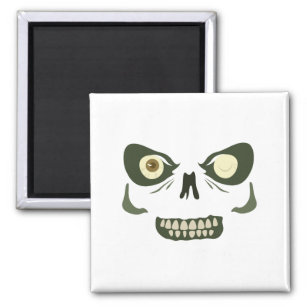 Zombie floating face magnet