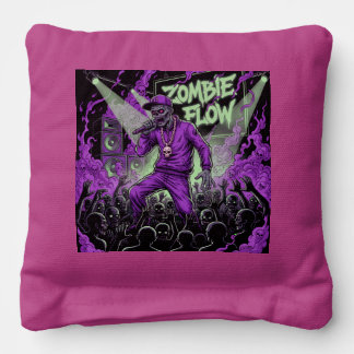 Zombie Flow: Neon Undead Hip Hop Pillow Cornhole Bags
