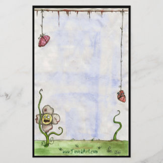 Zombie Flower Stationary Stationery