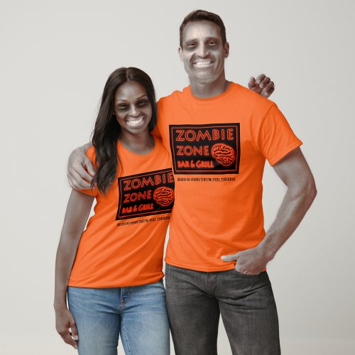 Zombie Food On The Go Funny Halloween Dress Up T_Shirt