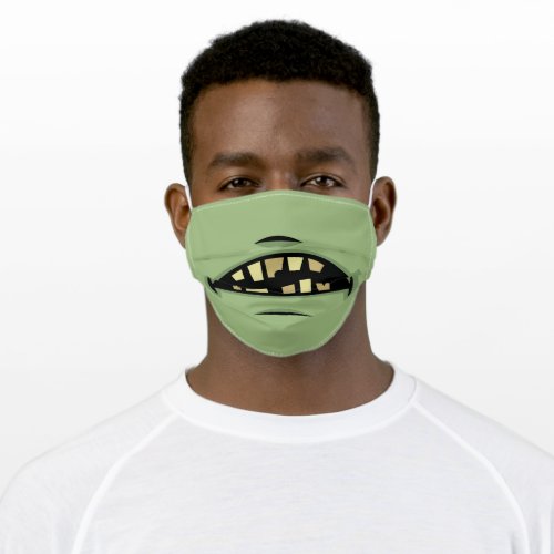 Zombie Frankenstein Monster Mouth Adult Cloth Face Mask