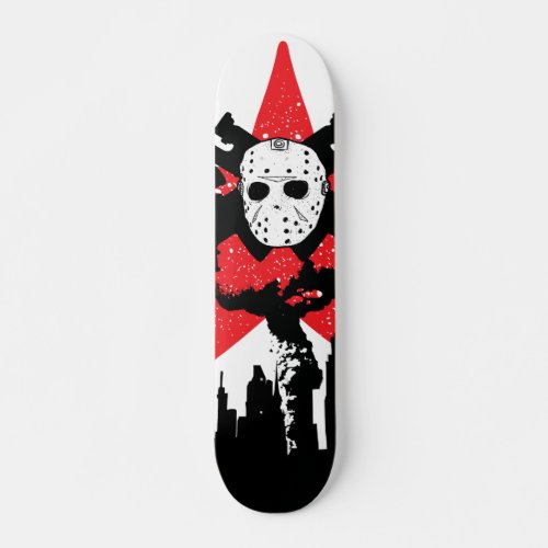Zombie Free Zone Ski Mask Slayer Skateboard Decks