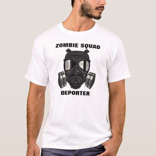 Zombie Gas Mask T_Shirt