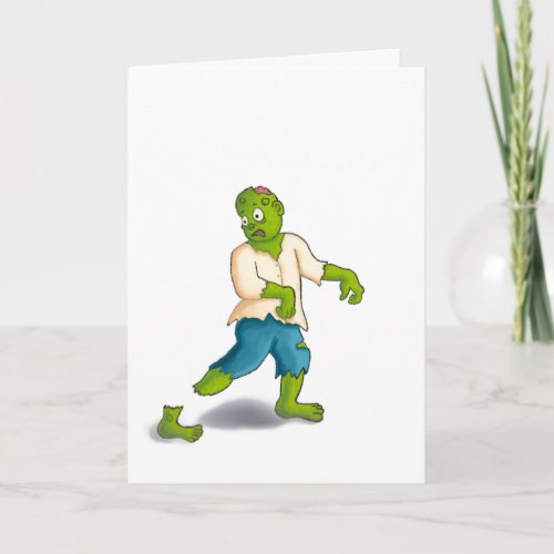 Zombie Get Well Soon Card