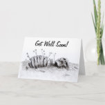 Zombie Get Well Soon Card at Zazzle
