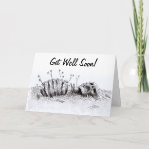 Zombie Get Well Soon Card