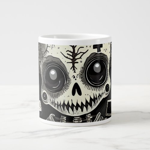 Zombie Gift Halloween Horror Kreuz Giant Coffee Mug