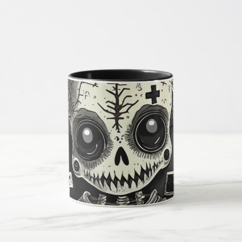 Zombie Gift Halloween Horror Kreuz Mug