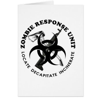 Zombie Gift Response Team Gifts Customize by thezombiestore at Zazzle