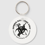 Zombie Gift Response Team Gifts Customize Keychain at Zazzle