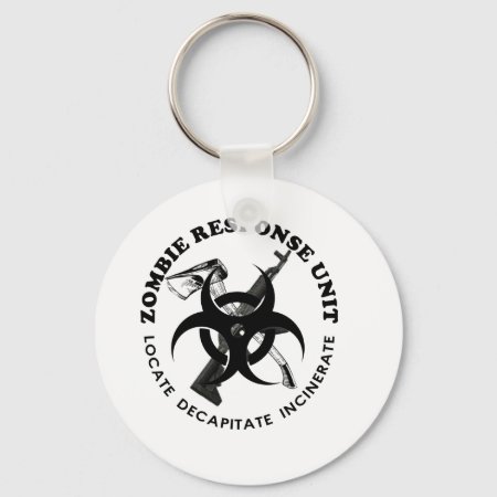 Zombie Gift Response Team Gifts Customize Keychain