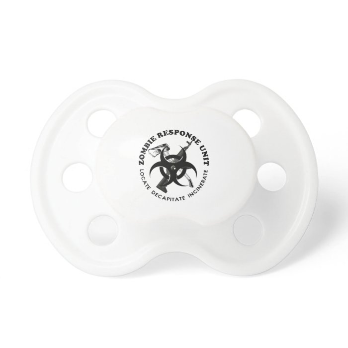 Zombie Gift Response Team Gifts Customize Pacifiers