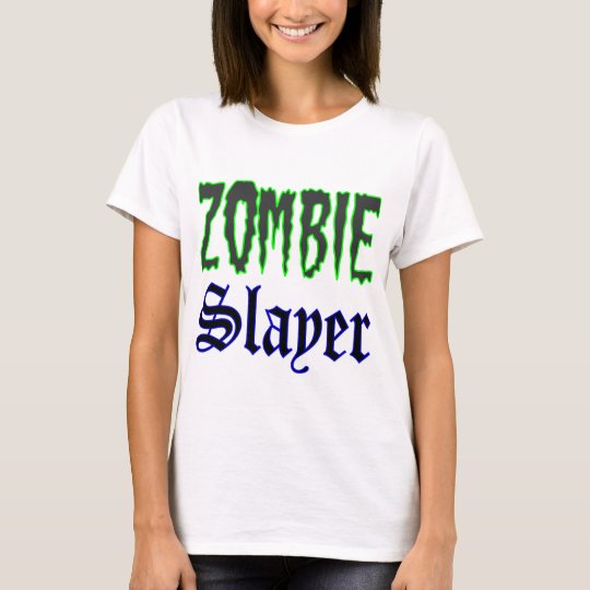 Zombie Gifts Zombie Slayer logo T-Shirt