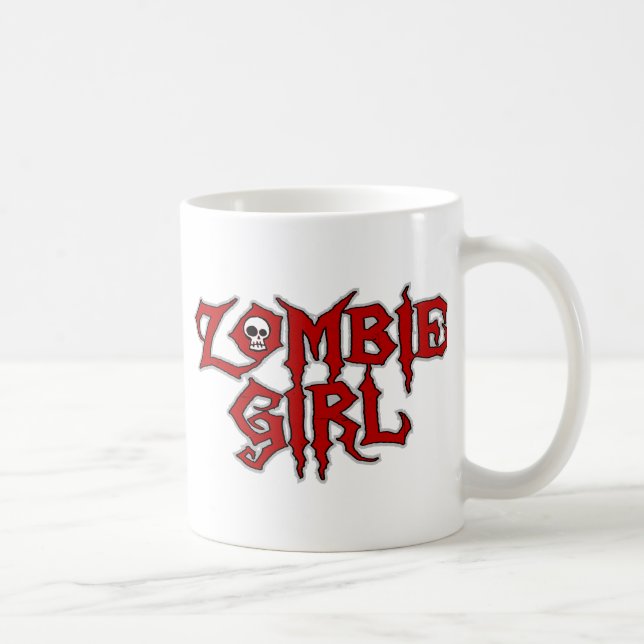 Zombie Girl Coffee Mug (Right)