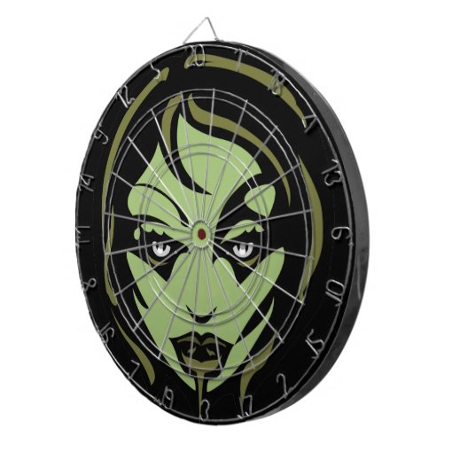 Zombie Girl Dartboard Cool Halloween Zombie Darts Zazzle