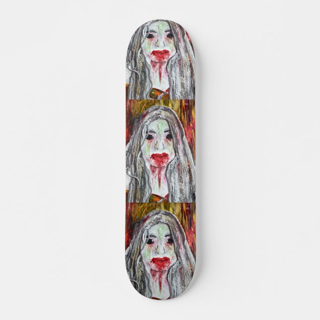 Zombie Girl Skateboard (Front)