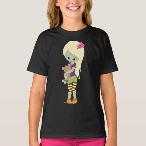 Zombie Girls Hanes TAGLESS T_Shirt