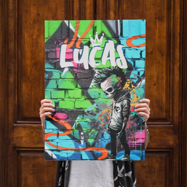 Zombie Graffiti Room Décor Monogram Door Poster (Creator Uploaded)