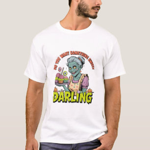 Zombie Grandma – Sweet Halloween Darling T-Shirt
