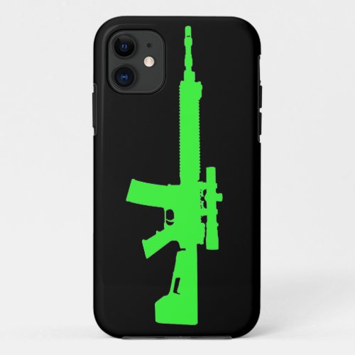 Zombie Green AR_15 iPhone 5 Universal Case