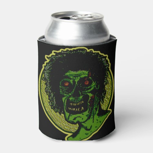 ZOMBIE Green Face _ Over Sized Can Cooler