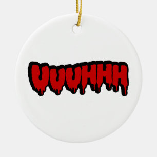 Zombie Groan Ceramic Ornament