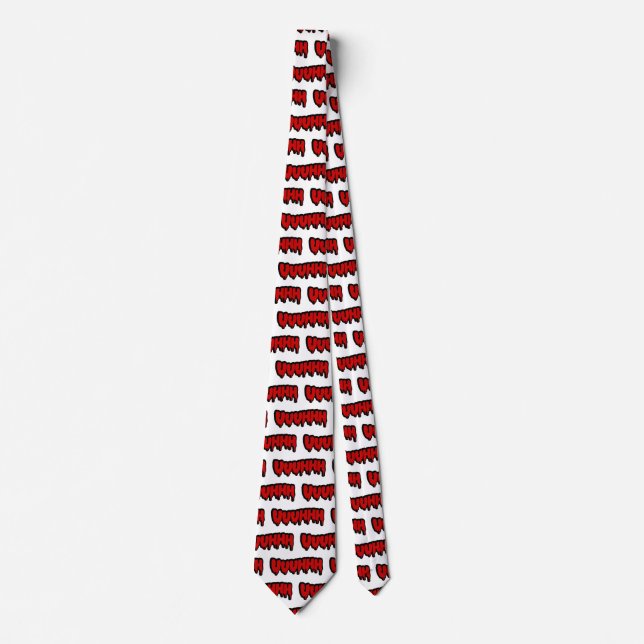 Zombie Groan Neck Tie (Front)