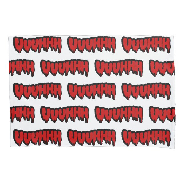 Zombie Groan Pillow Case (Front-Left)