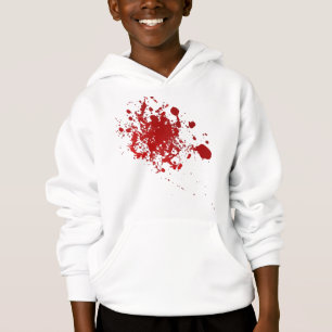 Zombie Halloween blood splatter scary bloody Hoodie