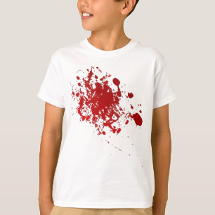 Zombie Halloween blood splatter scary bloody T-Shirt