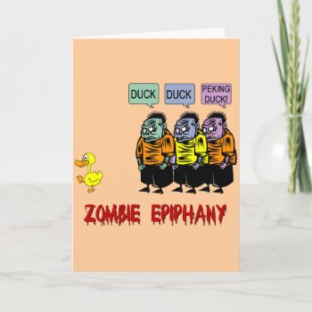 Zombie Halloween Card by holidaysboutique at Zazzle