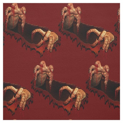 Zombie Halloween Fabric Custom Halloween Fabrics