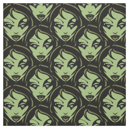 Zombie Halloween Fabric Halloween Fabrics Custom