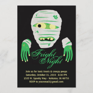 Zombie Halloween Invitation