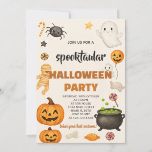 Zombie Halloween Party Invitation