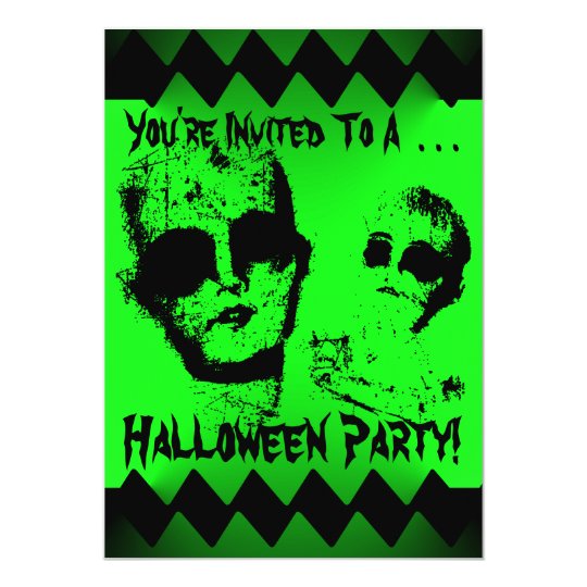 Zombie Halloween Party Invitation