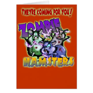 ZOMBIE HAMSTERS! CARDS