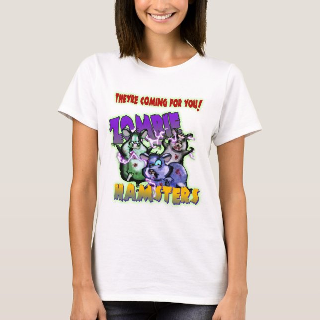 ZOMBIE HAMSTERS! T-Shirt (Front)