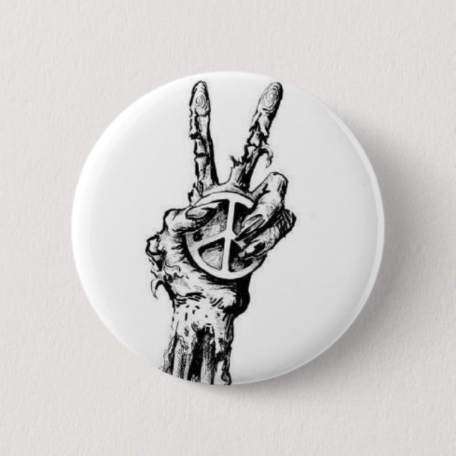 zombie hand button (Front)