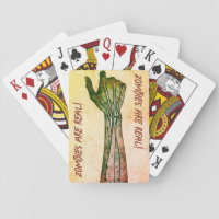 Zombie Hand Playing Cards