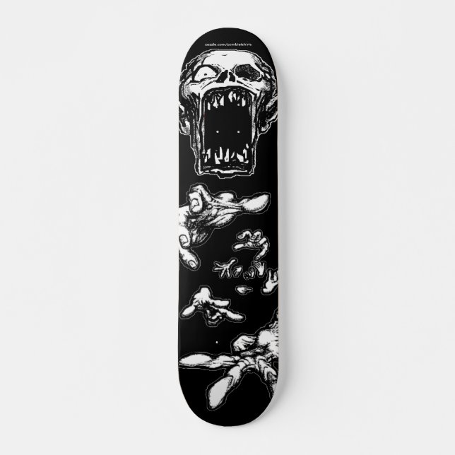 Zombie Hands Skateboard Deck (Front)