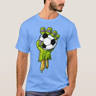 Zombie Hands Soccer Funny Horror Scary Halloween C T-Shirt