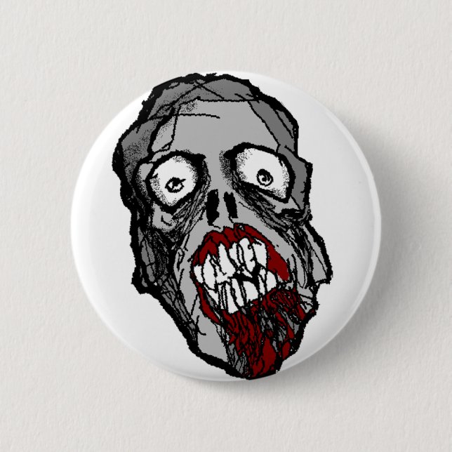 Zombie Head Button (Front)