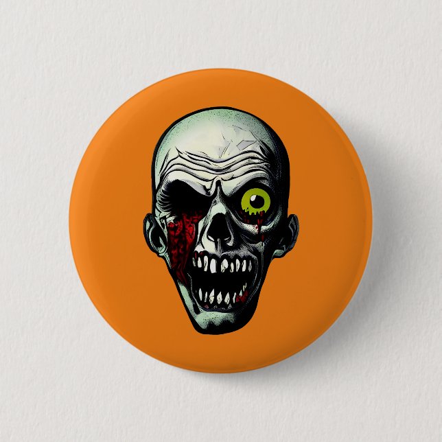 Zombie Head Button (Front)