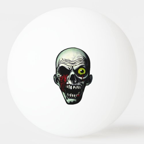 Zombie Head Ping Pong Ball