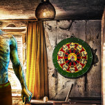 Zombie Head Shot Dartboard With Darts<br><div class="desc">Gnarly zombie design dartboard. Aim for the head.</div>