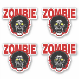 ZOMBIE -Head Sticker