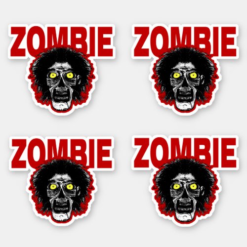 ZOMBIE _Head Sticker