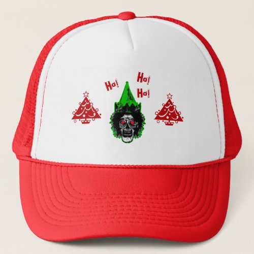 Zombie _ Ho Ho Ho Christmas Trees Trucker Hat